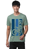 Adro Men'S Bike Rider Printed Cotton T-Shirt (Rn22-2-Bik-Pt_Pista_S)