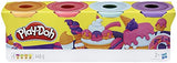 Purple, Fushia,Bright Blue, Green Play-Doh 4-Pack of Colors 16oz Gift Set Gift Toy for Boys and Girls 1 pack of 4 cans