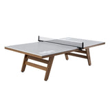 Hall of Games Indoor Table Tennis Table Regulation Size Tennis Table, with Clip-On Net, Easy Assembly, for Family Game Rooms