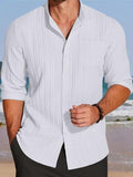 Leriya Fashion Men'S Solid Regular Fit Shirt (Lf-Ms-6242_White,WhiteApparel,XL