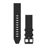 Garmin QuickFit 22 Watch Band - Black Leather