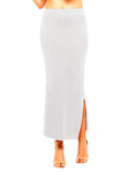 Lyra Lycra Saree Shapewear Petticoat for Womens Sarees White
