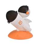 HEMX Galactic Smiles Rocket Astronaut Pen Pencil Holder, BPAFree, AntiSlip Base, Fun Space Theme, Kids Desk Organiser
