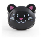 Kikkerland Cat Bag Clips, Set of 6 ,Black