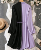 Leriya Fashion Women's Rayon Western Midi Dress (LF-WD1153_Purple