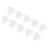 MECCANIXITY High Temp Silicone Plug Mount Dia 9mm/0.4 t Shaped Solid Rubber Stopper Hole Plugs for Coating Plating Waterproof Se
