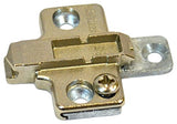 Blum 175H7100x6S 175H7100, Frameless Mounting Plate, Clip-On, 0 mm Height (Pack of 6 with Screws), Nickel Finish