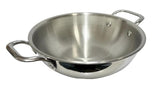 Dynore Stainless Steel Triply Extra Deep Kadai/Induction Friendly/ 20 cm Dia 1.5 LTR