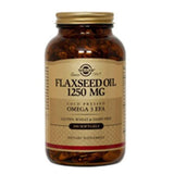 Solgar Flaxseed Oil 1250 mg - 100 Softgels, Pack of 2 - Concentrated Plant Source of Omega-3 Alpha-Linoleic Acid (ALA) - Non-GMO