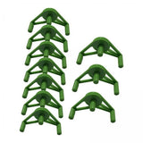Ujeavette 3X10Pcs Adjustable Plant Stem Training Clips For Bonsai Outdoor Plants Flowers Green