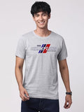 Adro Men'S Graphic Printed 100% Cotton T-Shirt - Regular Fit, Printed T-Shirts For Men (Rn24-Cmp-Gr_Grey_Xl)