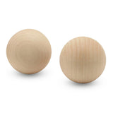 3-1/2 inch Round Wooden Balls for Crafts, Unfinished and Smooth Round Birch Hardwood Ball, and Wooden Sphere, by Woodpeckers