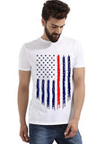 Adro Men'S Regular Fit T-Shirt (Rnr-M-Usa-Wh_White_M)