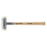Halder SuperCraft Dead Blow Mallet 3366.035 - Non-Rebounding Mallet, Hard Nylon Inserts, Hickory Wood Handle with Overstrike Pro