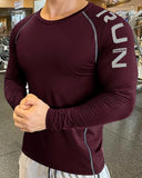 Eyebogler Men Round Neck Solid Full Sleeve Regualr Fit T-Shirt Wine Melange,Wine MelangeApparel,M