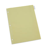 Insertable Tab Index, 8Tab, 11 x 8.5, Buff, Clear Tabs, 24 Sets