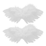 Abaodam 2pcs Doll Wings Small Angel Wings 3D Angel Fairy s Craft Angel s Miniature Props Mini Dolls Miniature Doll Artificial