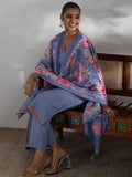 Libas Women'S Pure Cotton Kurta Set (48834_Blue