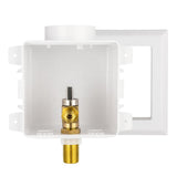 EFIELD Universal Ice Maker Box,1/2-Inch Sweat MIP Inlet with Installed 1/4-Turn Ball Valve,(IM028)