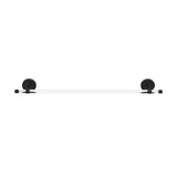 Swiss Madison Verre Acrylic Towel Bar in Matte Black
