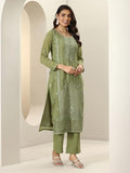 Libas Women'S Georgette Kurta Sets (99396_Green_S)