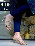 Shoetopia Golden Heels For Women /Eu37,Golden,4,B0DRJGQ1N3