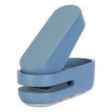 Knamoda Mini Small Hole Puncher Blue Color, 10 Sheet Paper Hole Puncher Capacity Single Hole Puncher for Office Use Or Gift for
