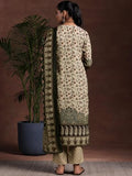 Libas Women'S Poly Crepe Kurta Set (36937 Beige M