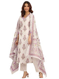 Libas Women'S Cotton Kurta Set (99675_White