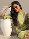 Libas Women'S Silk Blend Kurta Set (400060O_Green_M)