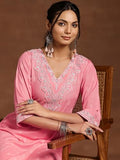Libas Women'S Viscose Rayon A-Line Kurta (29201_Pink Pink S