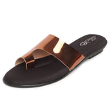 Ortho Joy Fancy Doctor Slippers | Soft Stylish Chappal For Women | Comfortable Flat Sandals For Women Stylish,Brown,5,B09VT419RS
