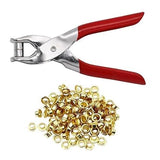 Star Sai Collection Stainless Steel Grommet Eyelet Pliers Tool Hand Press Punching Snap Fastener Setter For Leather, Bags, Be