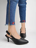 Shoetopia Girls Bantu-431 Black Heeled Sandal - 8 Uk (Girls-Bantu-431-Black),Black,8,B0CQK5WM8D