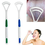 Tilak Venture Plastic Oral Dental Tongue Cleaner Brush Scraper (Standard) Pack Of 2