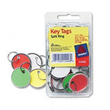 Avery Metal Rim Key Tags TAG,KEY,MTL RIM,50/PK,AST (Pack of15)