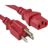 515P To C13 4Ft Red Power Cord