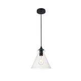 Living District Destry 1 Light Brass Pendant With Clear Glass