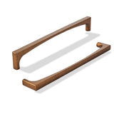 khtumeware 5 Pack Solid Handles 12-Inch(305mm) Antique Brass Cabinet Pulls,Vintage Brass for Kitchen Cabinets, Cupboards, Drawer