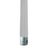 12in Ceiling Fan Extension Downrod in Titanium Silver for Modern Forms Smart Fans