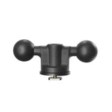 Strg Track Mount with Dual 1 Ball and T-Bolt Attachment Base, Track Mount Base Compatible with Kayak Boat Track Mounting Systems