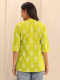 Libas Women'S Cotton Printed Straight Kurti (29716 Mustard Mustard 2Xl