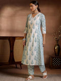 Libas Women'S Pure Cotton Kurta Set (27861_Off White Off White L
