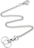 Vighneshwar Traders Wallet Chain, 16 Inch Heavy Duty Pocket Keychain With Lobster Clasps And 2 Keyrings For Keys, Wallet, Jeans,