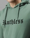 Adro Men'S Cotton Neck Hooded Sweatshirt (H24-Ruth-Pt-L_Pista)