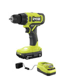 RYOBI ONE+ 18V Cordless 1/2 in. Drill/Driver Kit with (1) 1.5 Ah Battery and Charger
