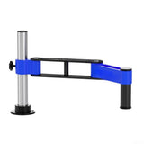 M6 Microscope Swing Arm Bracket 360 Degree Rotation Heavy Duty Stand Dual Positioning System Smooth Damping Extended 14 Inch Arm