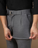 Toplot Men'S Regular Casual Pants (Belt-Trouser-5173-Dark Grey-30),Dark Grey,30,B0CXM6FPTD
