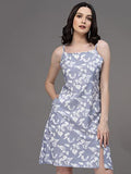Oomph! Women'S Western & Fusion Wear Dresses For Women Blue - Md654,Light Blue 10Apparel,S
