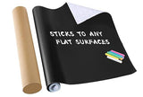 WallDesign Chalkboard Roll 24inx6ft Durable SelfAdhesive Chalk Film Easy Installation, Customizable Size for Multipurpose